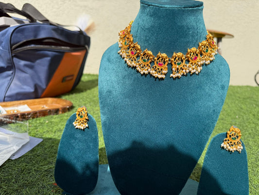 Kesarika Choker Necklace – Inspired by Saffron, the Eternal Symbol of Luxury and Grace
