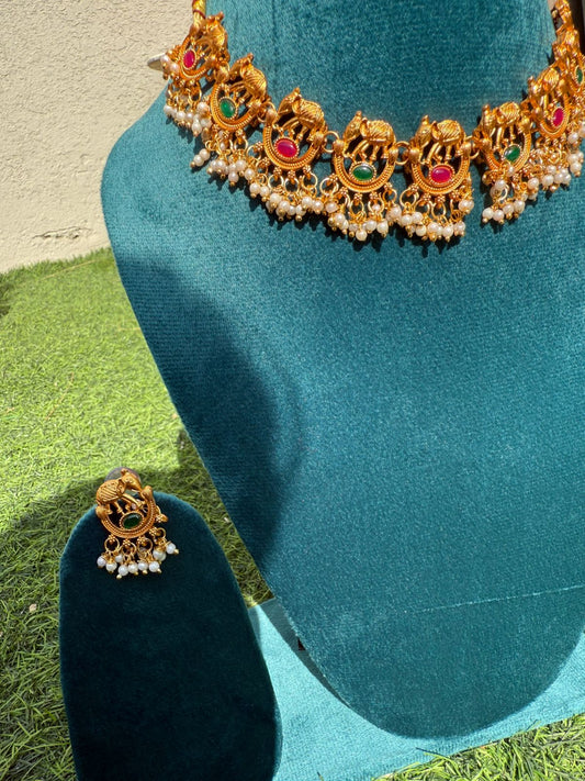 Kesarika Choker Necklace – Inspired by Saffron, the Eternal Symbol of Luxury and Grace