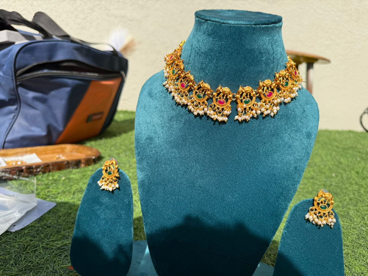 Kesarika Choker Necklace – Inspired by Saffron, the Eternal Symbol of Luxury and Grace