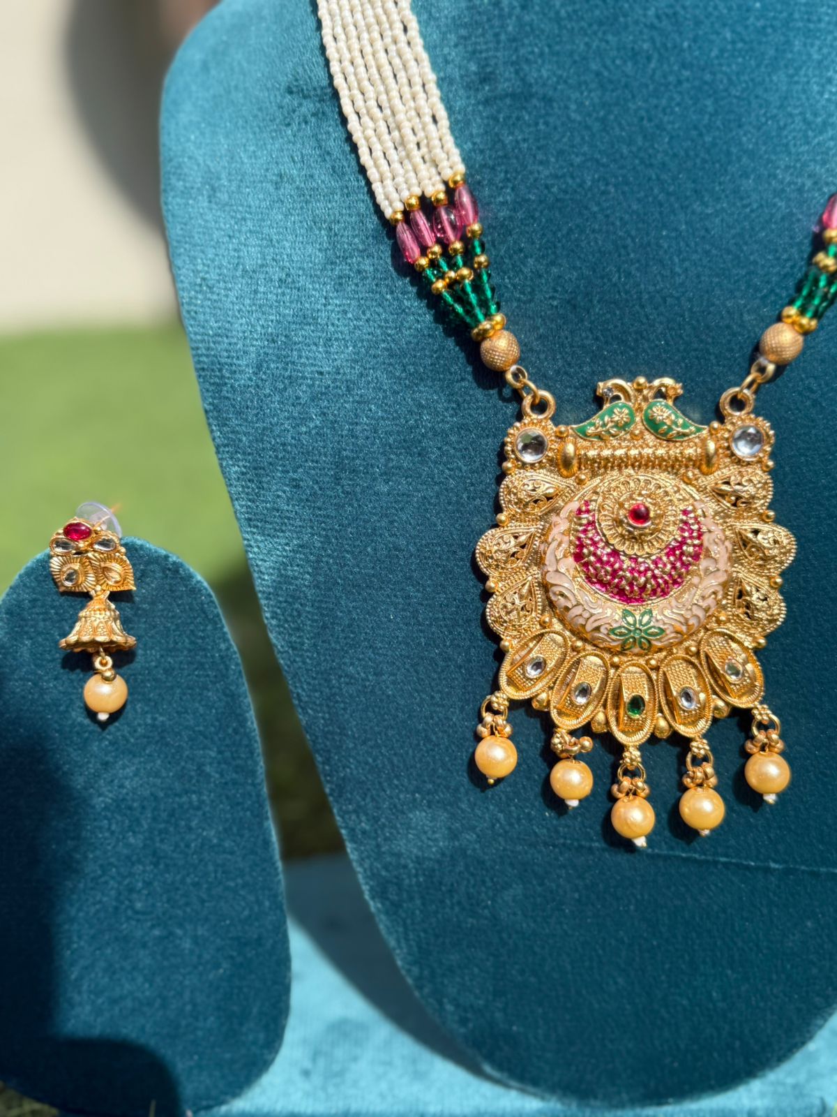 Rajnoor Necklace by Suntech Jewels – Timeless Royal Elegance