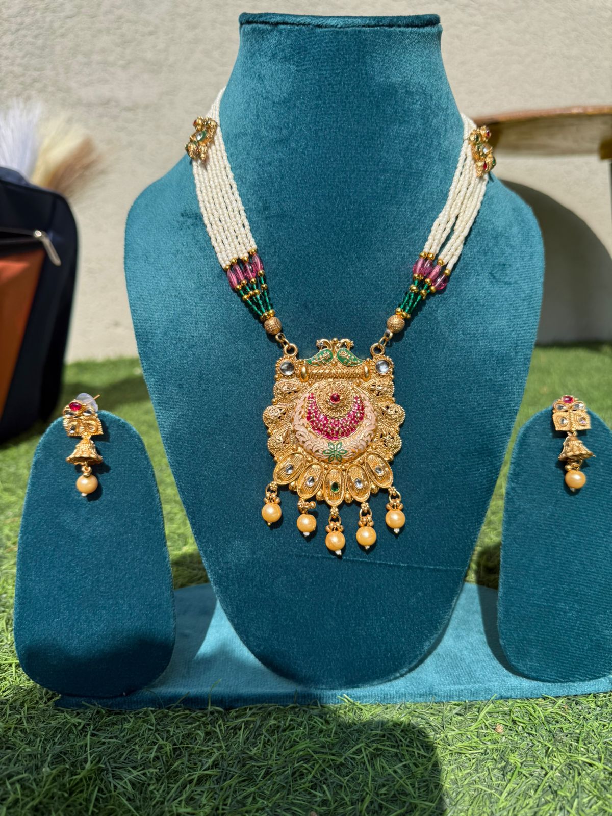 Rajnoor Necklace by Suntech Jewels – Timeless Royal Elegance
