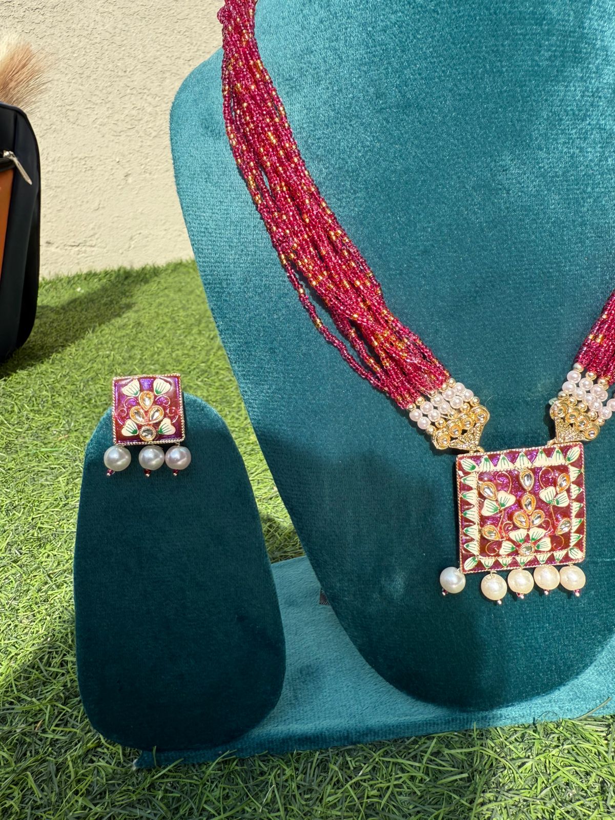 Nooré Jaipur Necklace – A Royal Statement Piece Reflecting the Radiance and Elegance of Jaipur