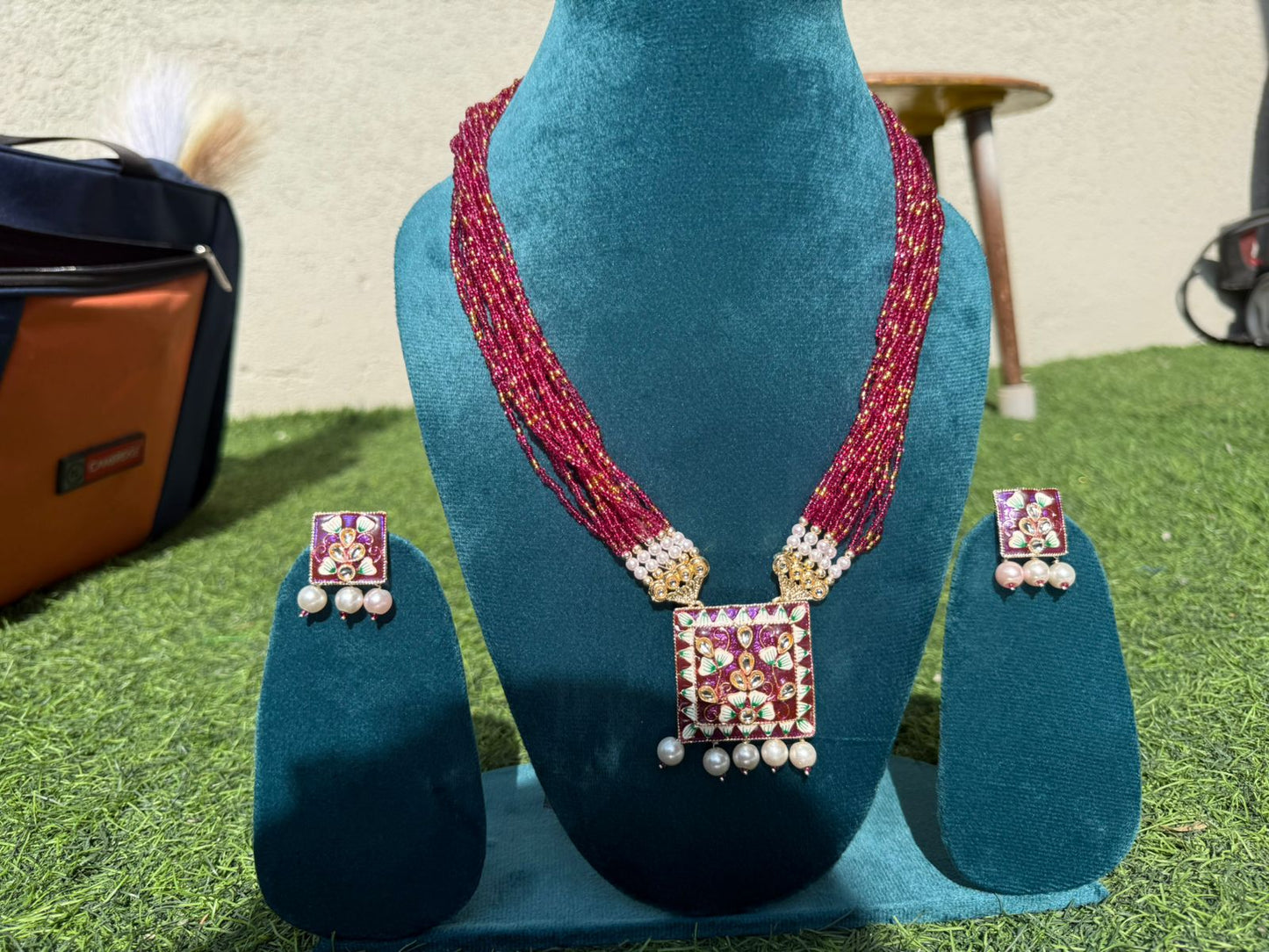 Nooré Jaipur Necklace – A Royal Statement Piece Reflecting the Radiance and Elegance of Jaipur