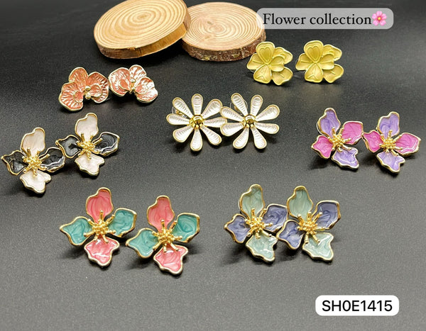 Blossom Garden Floral Earring Set – Suntech Jewels